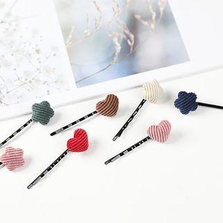Plain Heart Hair Clip