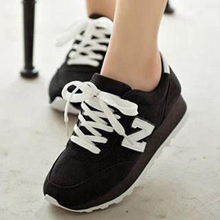 Letter Platform Sneakers