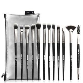 Set Of 12: Makeup Brush With Pouch