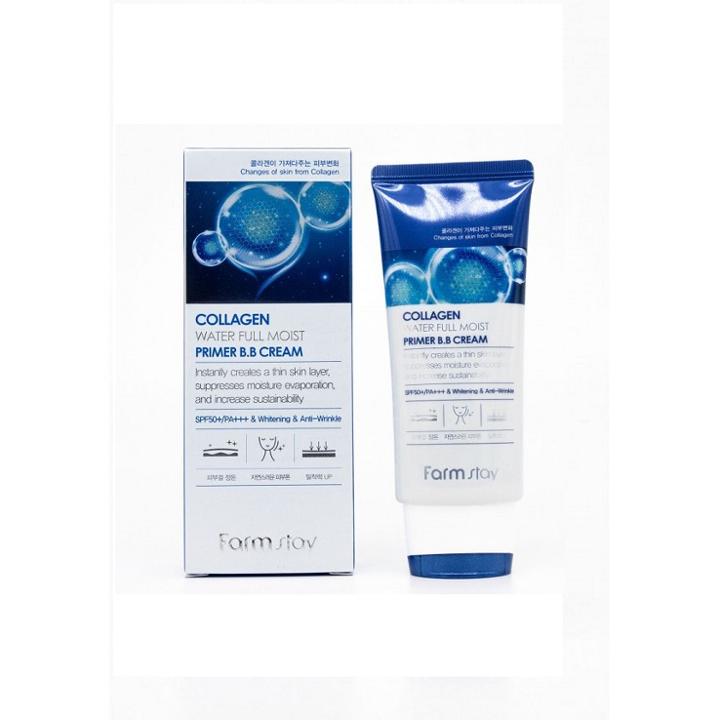 Farm Stay - Collagen Water Full Moist Primer B.b Cream Spf 50+ Pa+++ 50g