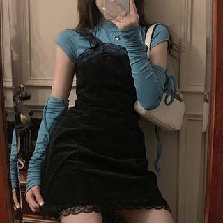 Spaghetti Strap Mini Dress / T-shirt