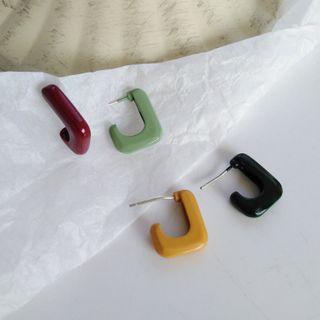 Open Square Earring