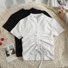 Details Short-sleeve Crop T-shirt