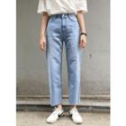 High-rise Washed Relaxed-fit Jeans