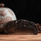 Engraved Wooden Hair Comb