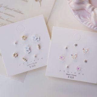 4 Pair Set: Alloy Earring (various Designs)