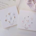 4 Pair Set: Alloy Earring (various Designs)