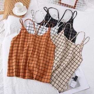 Strappy Checker Top