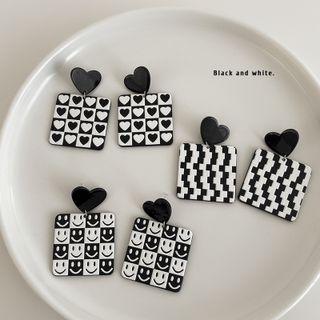 Square Acrylic Dangle Earring (various Designs)