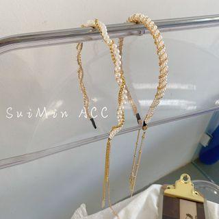 Beaded Fringed Headband