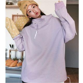 Zipper Accent Hoodie