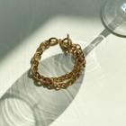 Bold-chain Toggle Bracelet Gold - One Size