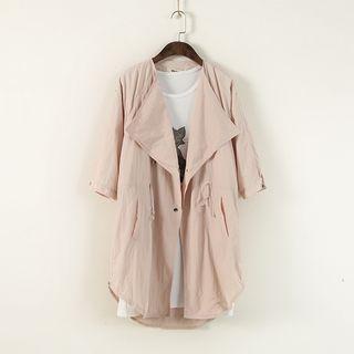 3/4 Sleeve Trench Coat