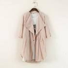 3/4 Sleeve Trench Coat
