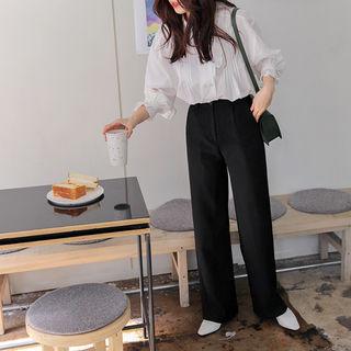 Semi Wide-leg Dress Pants