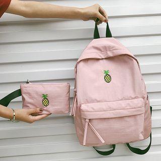 Pineapple Embroidered Backpack