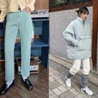 Tapered Pastel Cotton Pants