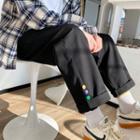 Button-up Straight Leg Pant