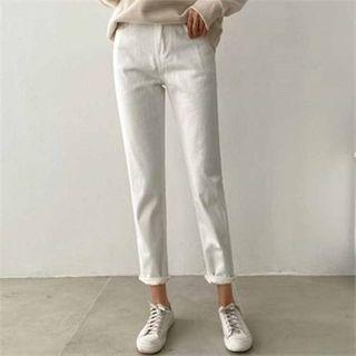 Napped Slim-fit Pants