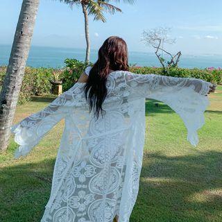 Long Lace Coverup