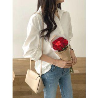 Pastel-color Loose-fit Shirt