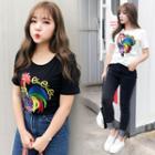 Sequined Rooster Short-sleeve T-shirt