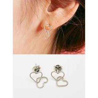 Heart Silver Earrings