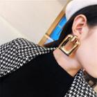 Metal Square Drop Earring 1 Pair - Gold - One Size