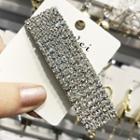 Alloy Rhinestone Hair Clip As Shown In Figure - One Size