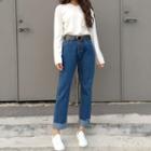 Straight-leg Cropped Jeans