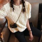 Short-sleeve T-shirt Milky White - One Size