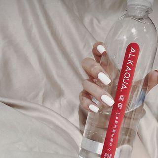 Matte Faux Nail Tips 594 - White - One Size