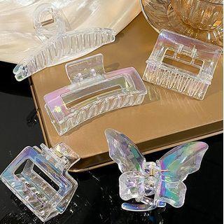 Holographic Transparent Hair Clamp (various Designs)