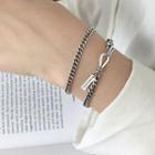 Couple Matching 925 Sterling Silver Bracelet