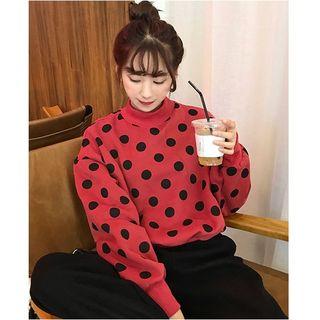 Polka Dot Sweatshirt