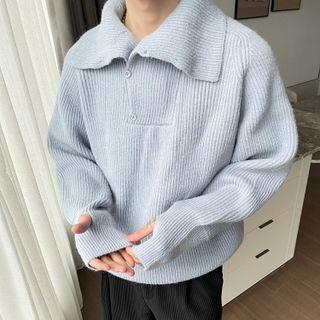 Asymmtcial Turtleneck Sweater
