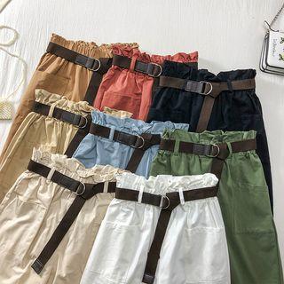 Paperbag High-waist Harem Pants
