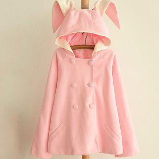 Rabbit Ear Double-breasted Jacket