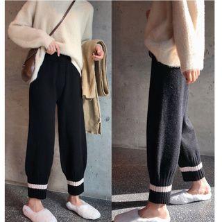 Color Block Knit Pants