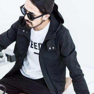 Hooded Zipper Jacket