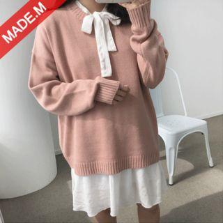 Tie-neck Empire Dress