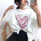 Short Sleeve Loose-fit Printed Tee