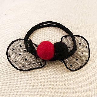Lace Bow Hair Bun Maker