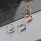 Alloy Spiral Rhinestone Earring