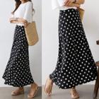 Dot / Leopard / Plain Maxi Skirt