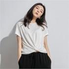 Twist-hem T-shirt