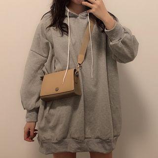 Oversized Hoodie Melange Gray - One Size