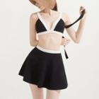 Set: Two Tone Bikini + Skirt