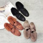 Fluffy Trim Flats