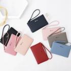 Lettering Zip Wristlet